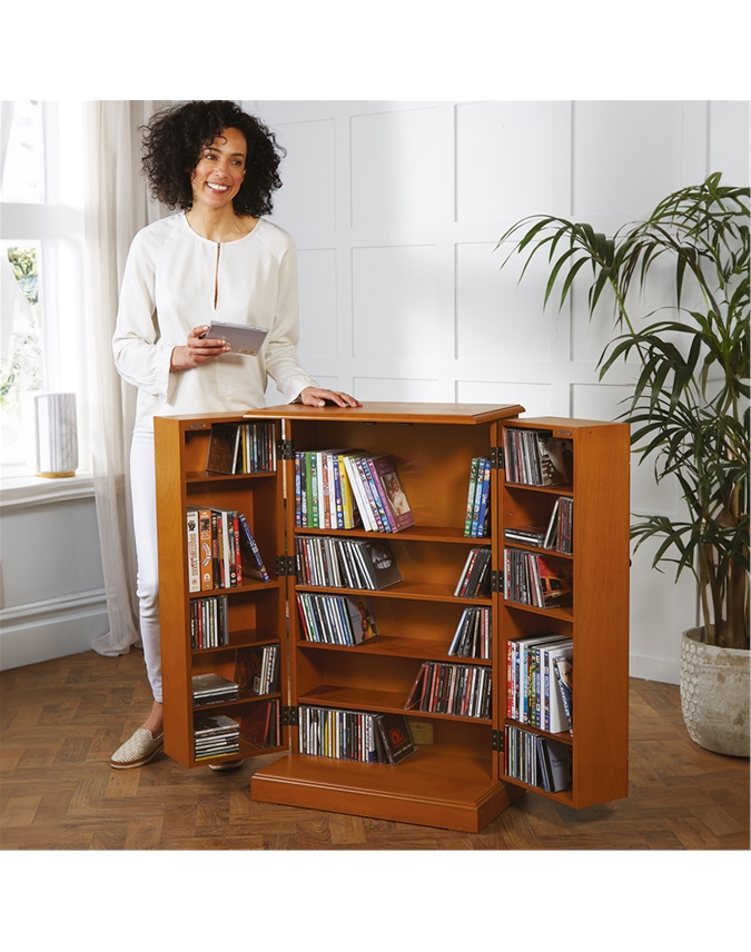 Cherry Media Cabinet, Double Door