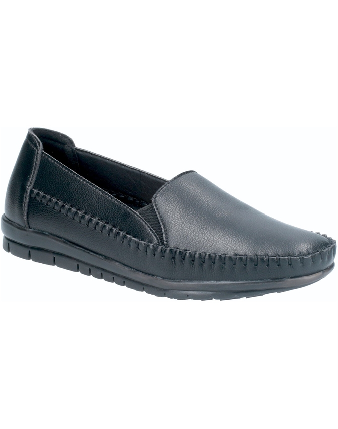 Ladies Shirley Leather Moccasins