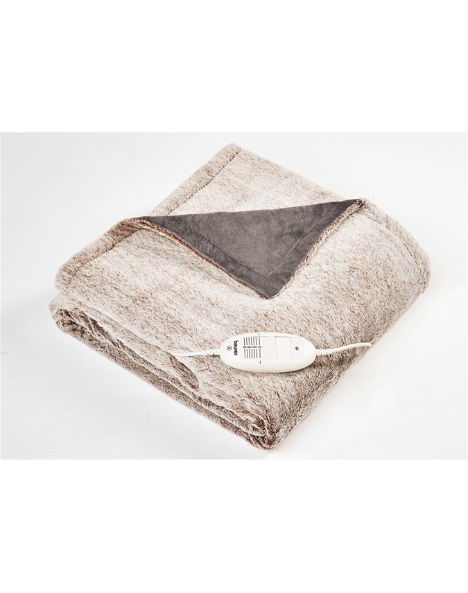 Nordic Fluffy Heated Throw - Large