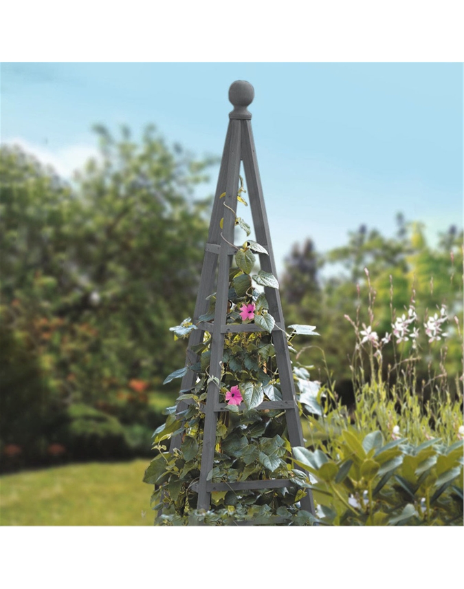 Wooden Garden Obelisk