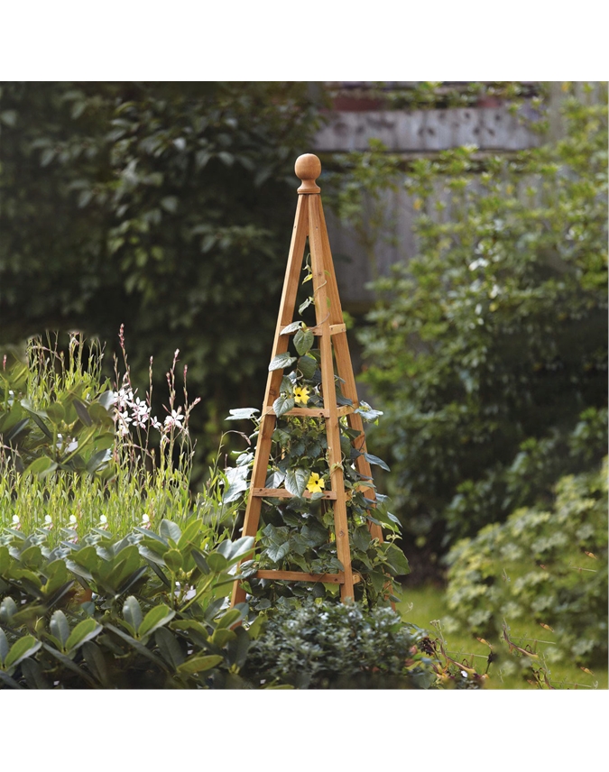 Wooden Garden Obelisk
