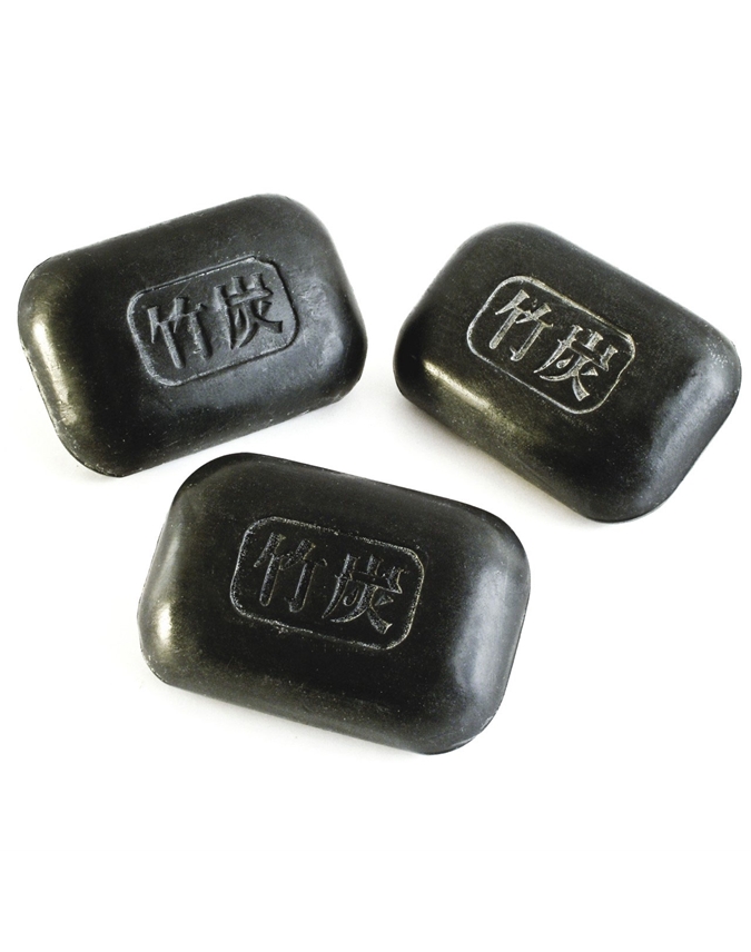 Bamboo Charcoal Soap - Pack of 3