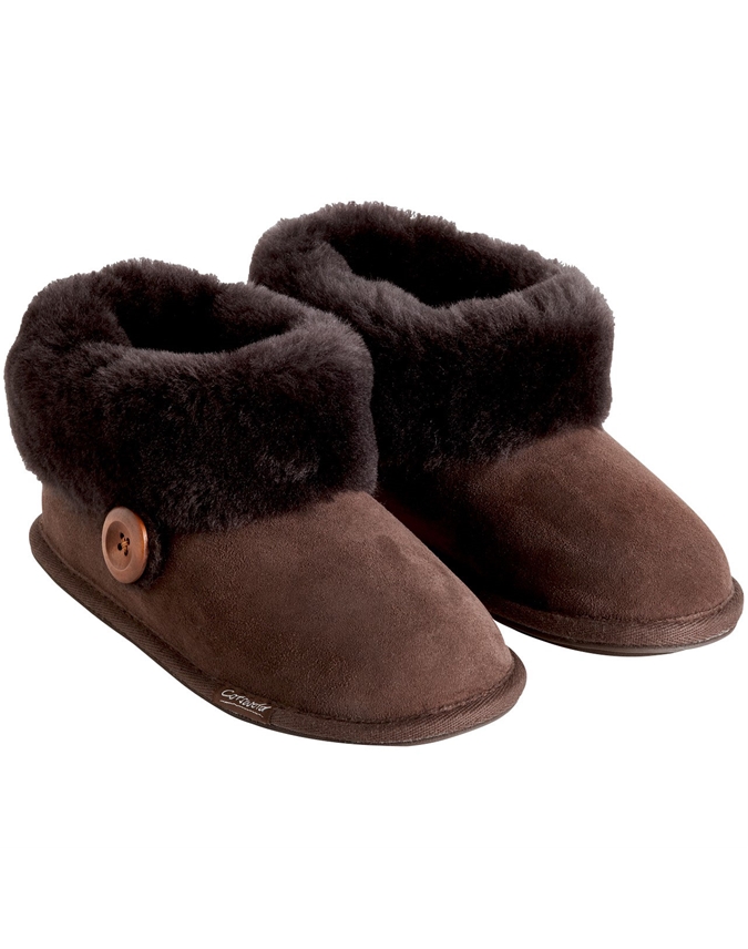 Ladies Australian Sheepskin Slipper Booties