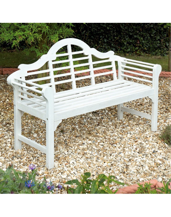 Wooden Acacia Hardwood Lutyens Garden Bench