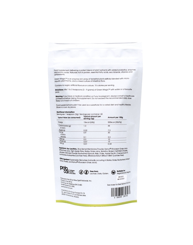 Proto-col Green Magic Powder Super Food Supplement - 180g