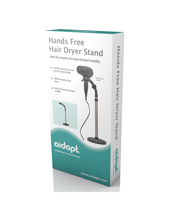 Suction Hair Dryer & Straightener Holder Matte Black