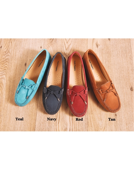 Teal loafers sales