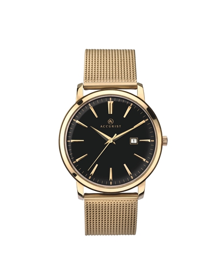 Accurist Vintage Style Watch with Stainless Steel Strap