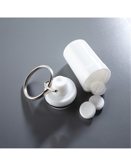 Keyring Aspirin/Pill Holder - Pack of 2