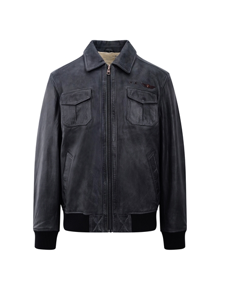 Black | Airborne Leather Jacket | Expert Verdict Black | Airborne Leather Jacket | Expert Verdict