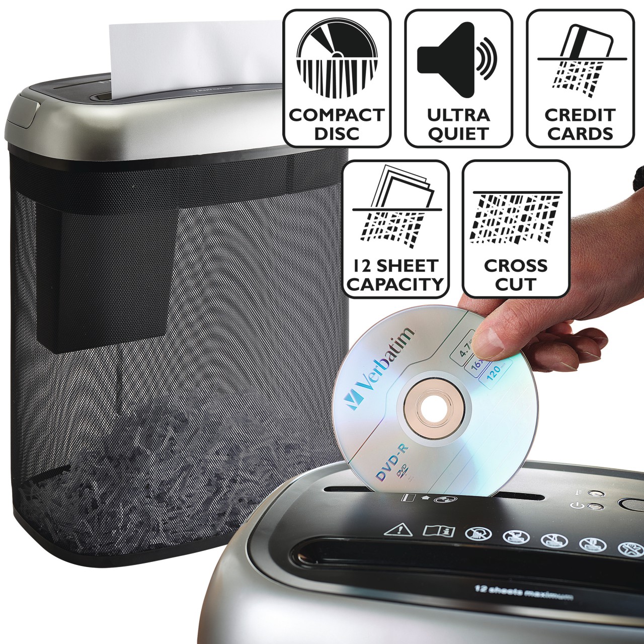 Neostar® Electric Cross-Cut Paper Shredder