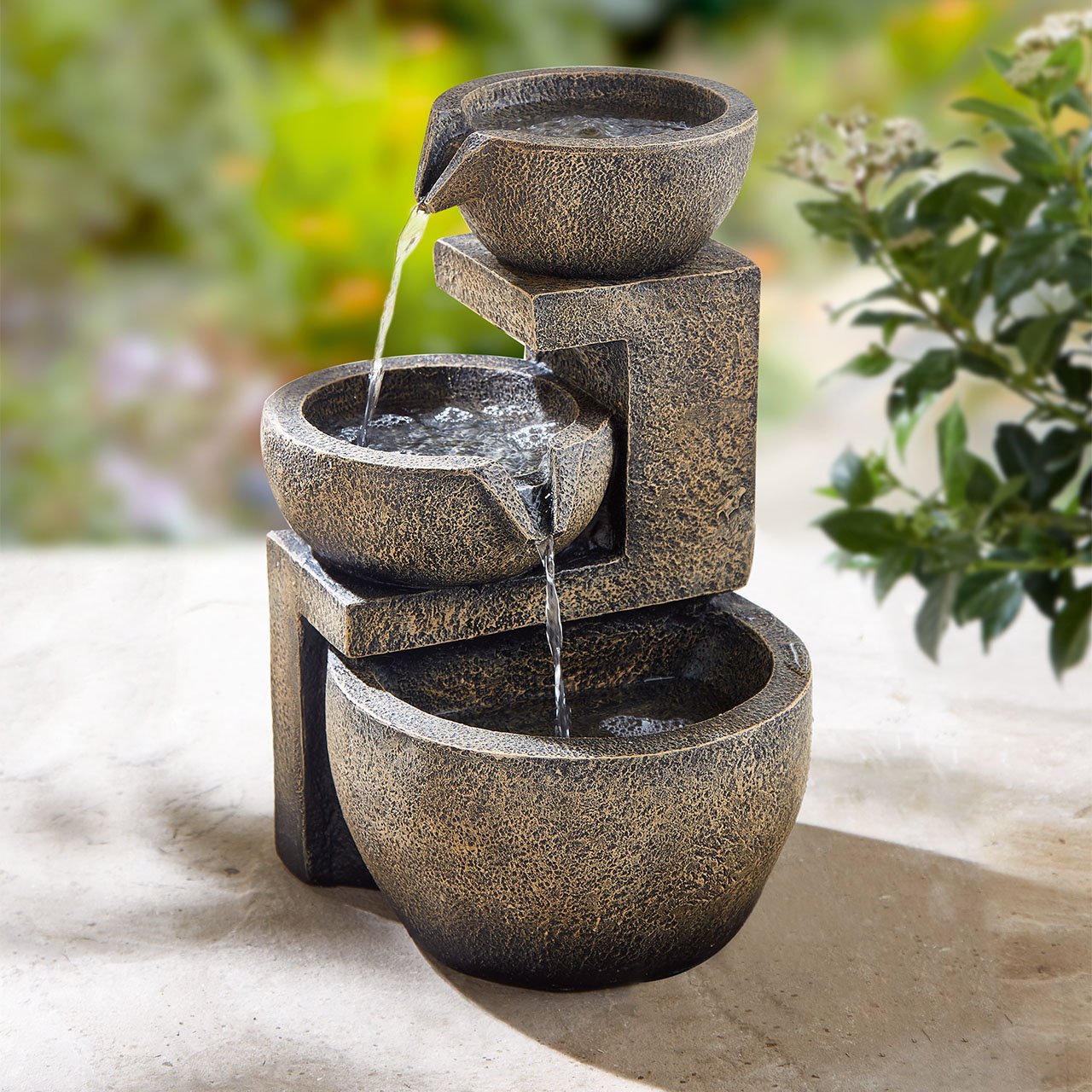 Genoa Cascading Solar Fountain