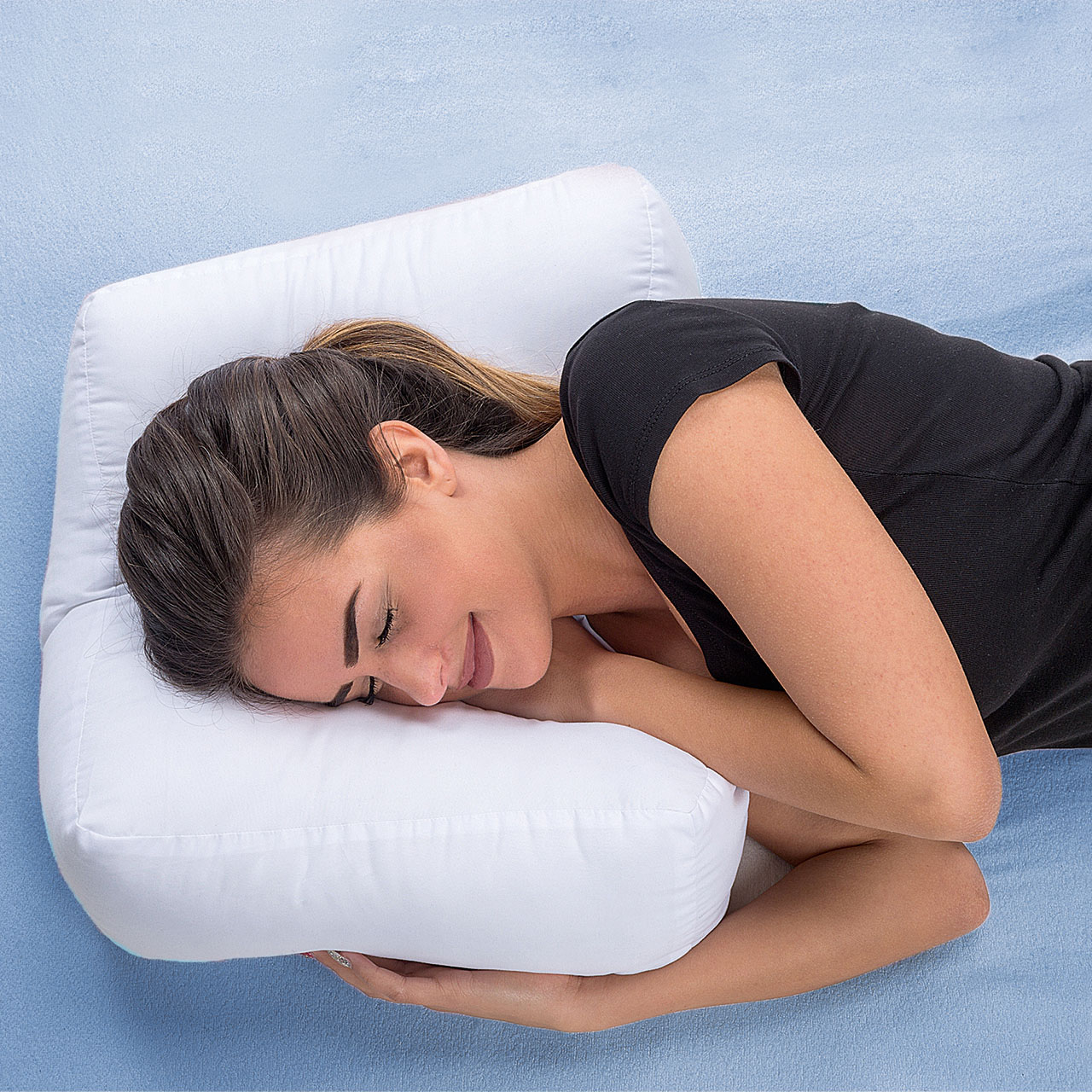 Recessed Side-sleeper Pillow