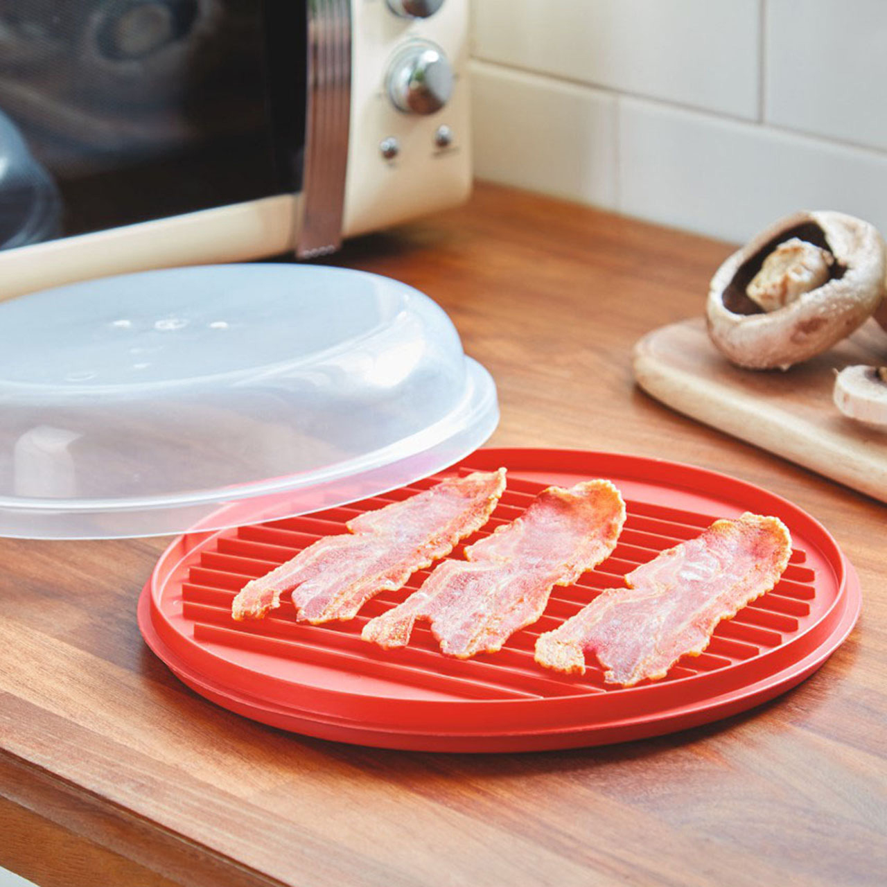Microwave Bacon Crisper and Egg Poacher Bundle