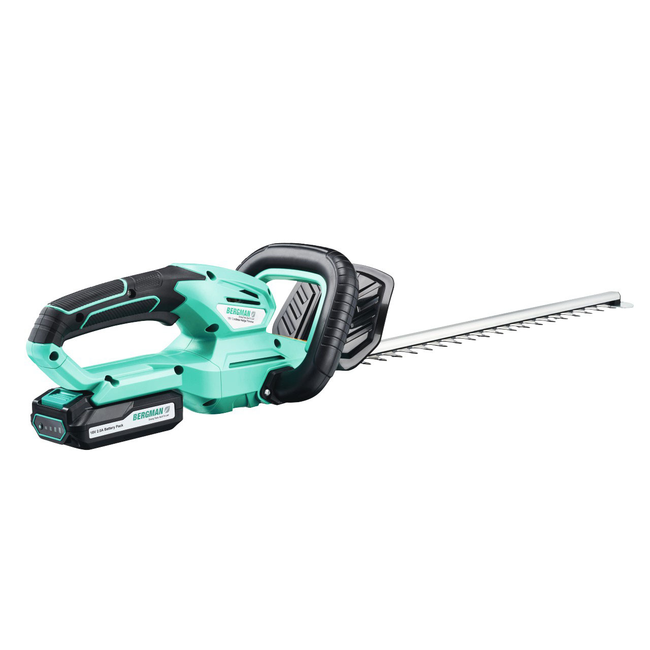 Bergman Interchange Cordless Hedge Trimmer with Battery &amp; Charger
