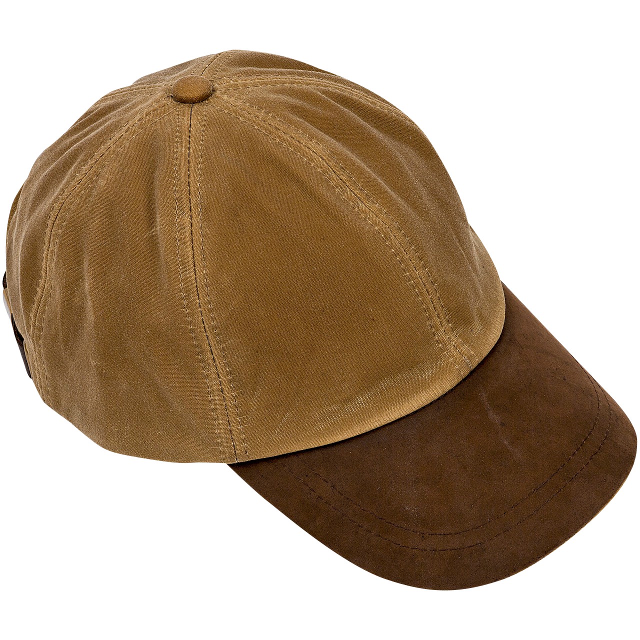 Leather Peak Wax Hat