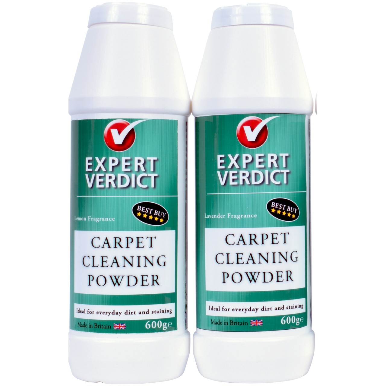 Dry Clean Carpet Powder - 2 x 600g packs