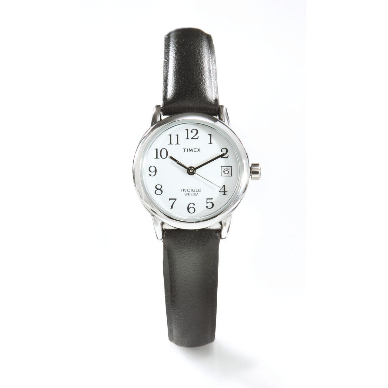 QuickDate Timex Watch with Leather Strap