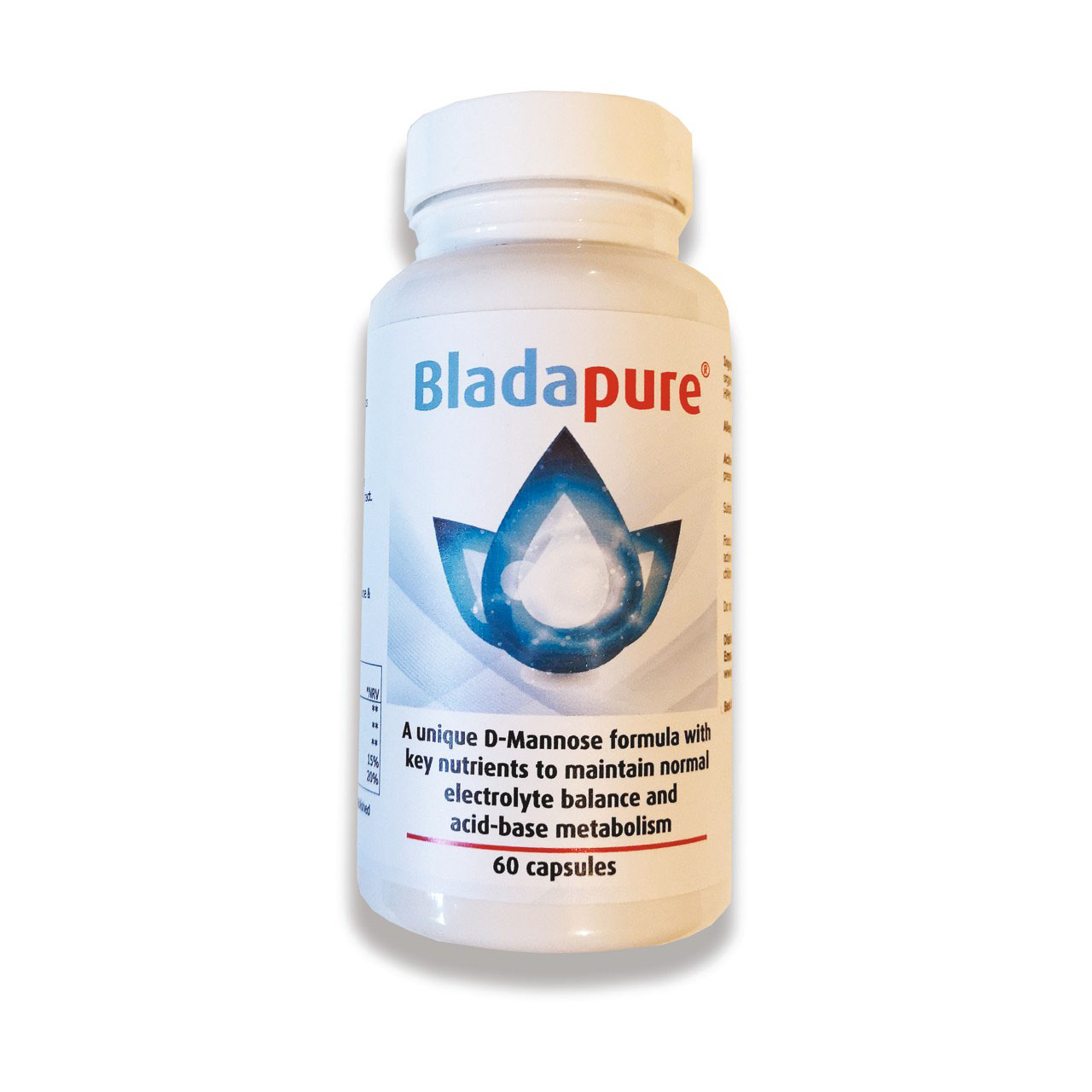 Bladapure D-Mannose Bladder Infection Food Supplement - 60 Capsules