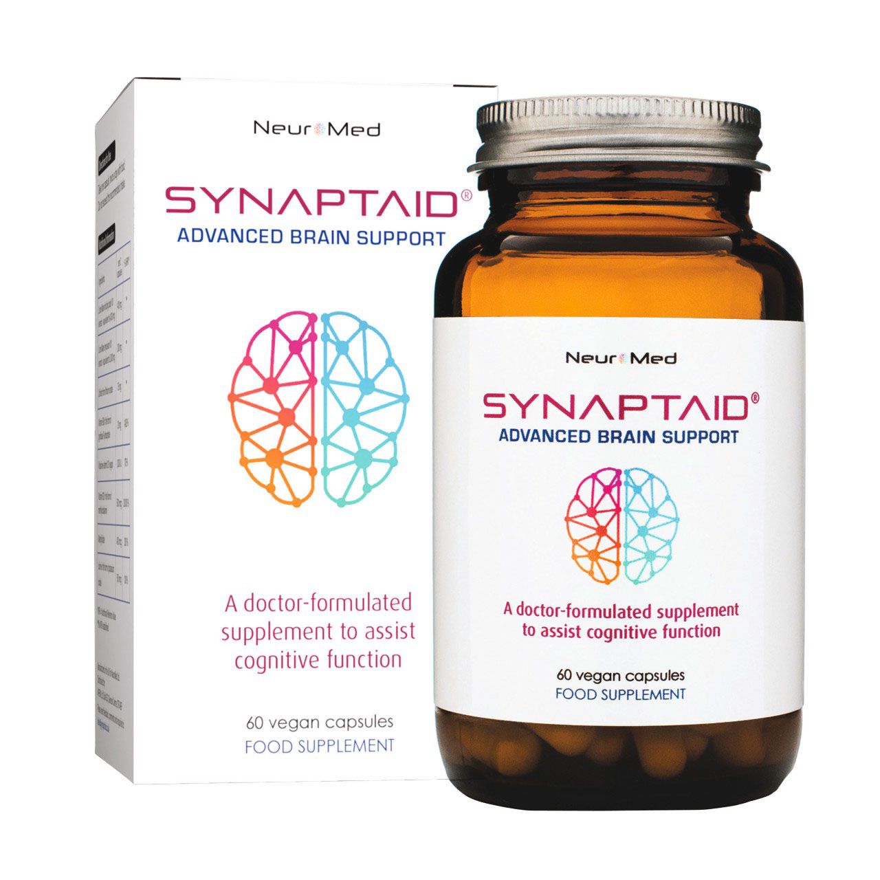 Synaptaid Food Supplement for Brain Health - 60 Capsules