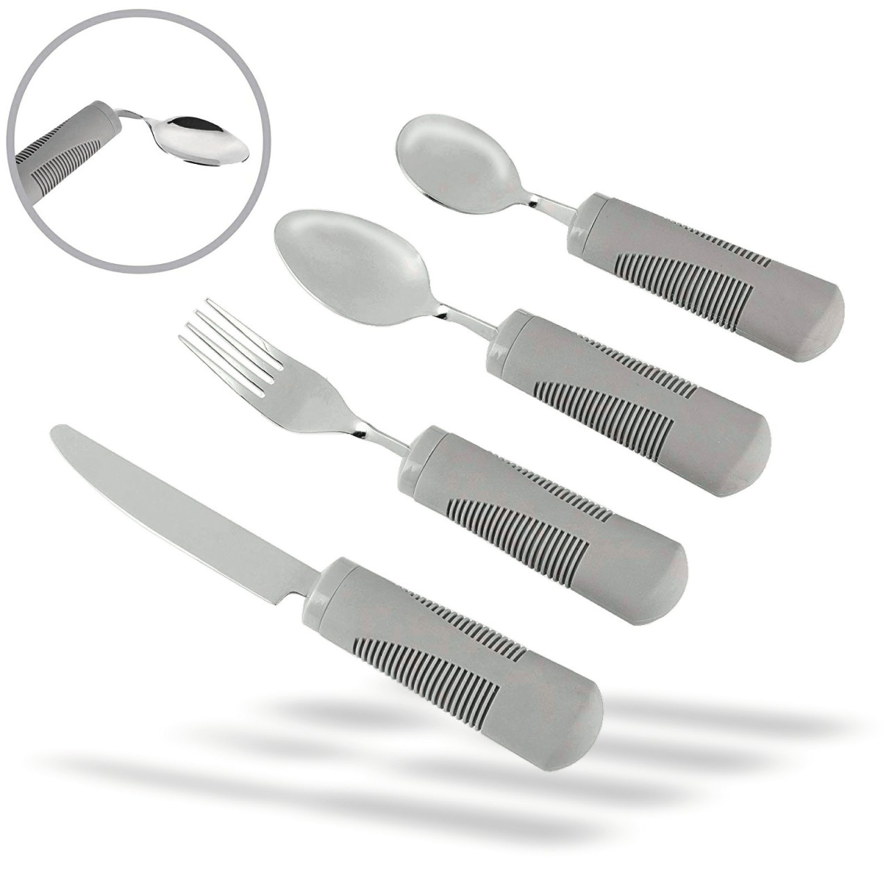 Weighted Bendable 4 Piece Cutlery Set
