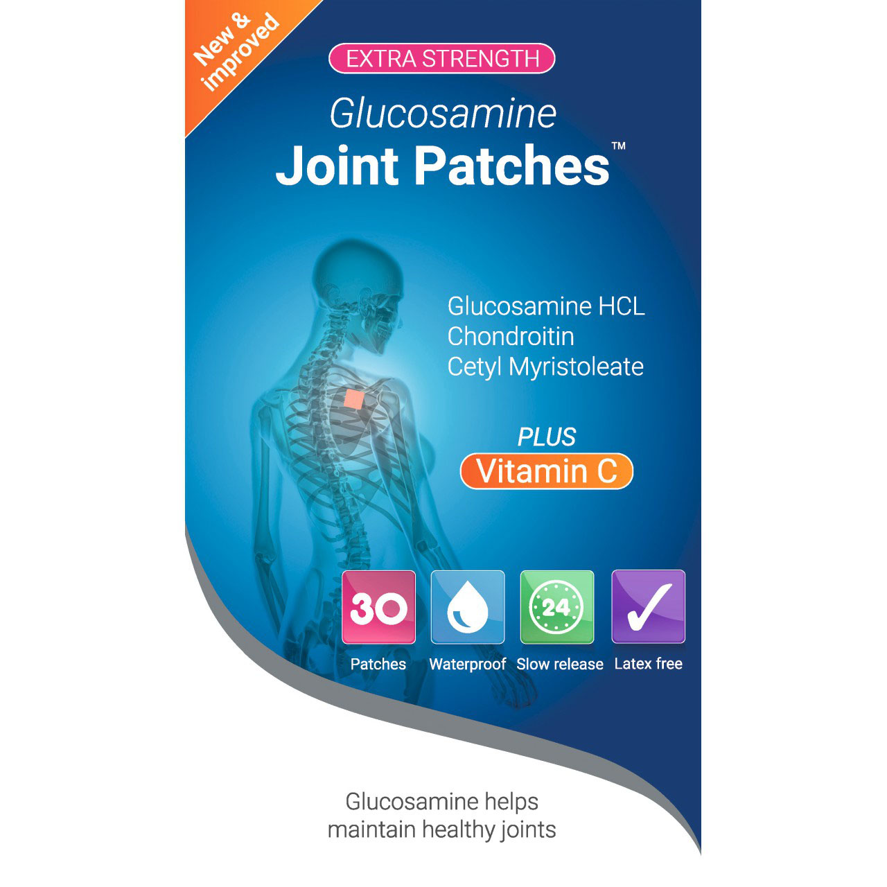 Glucosamine Joint Patches with Vitamin C