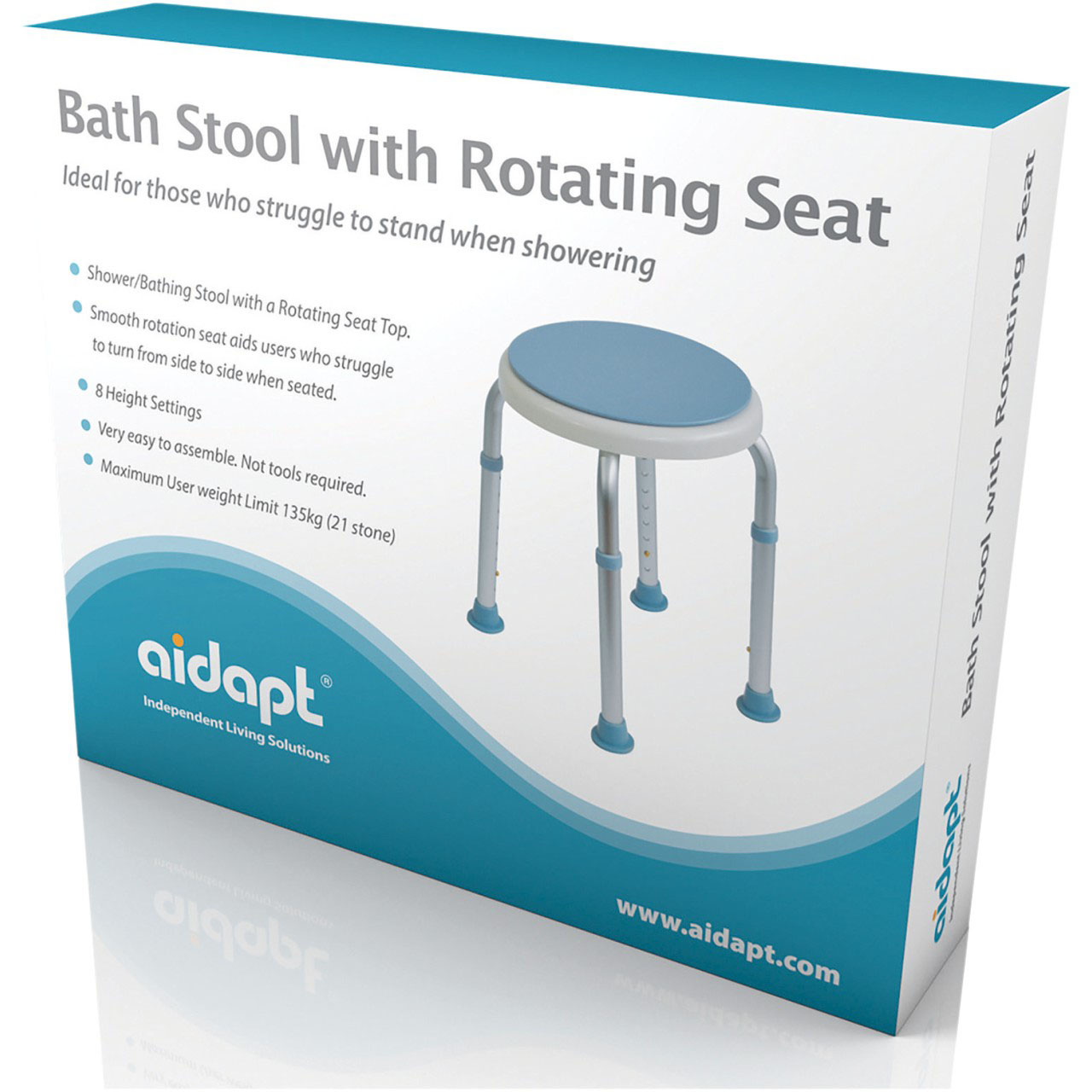 Bath Stool with rotating Seat