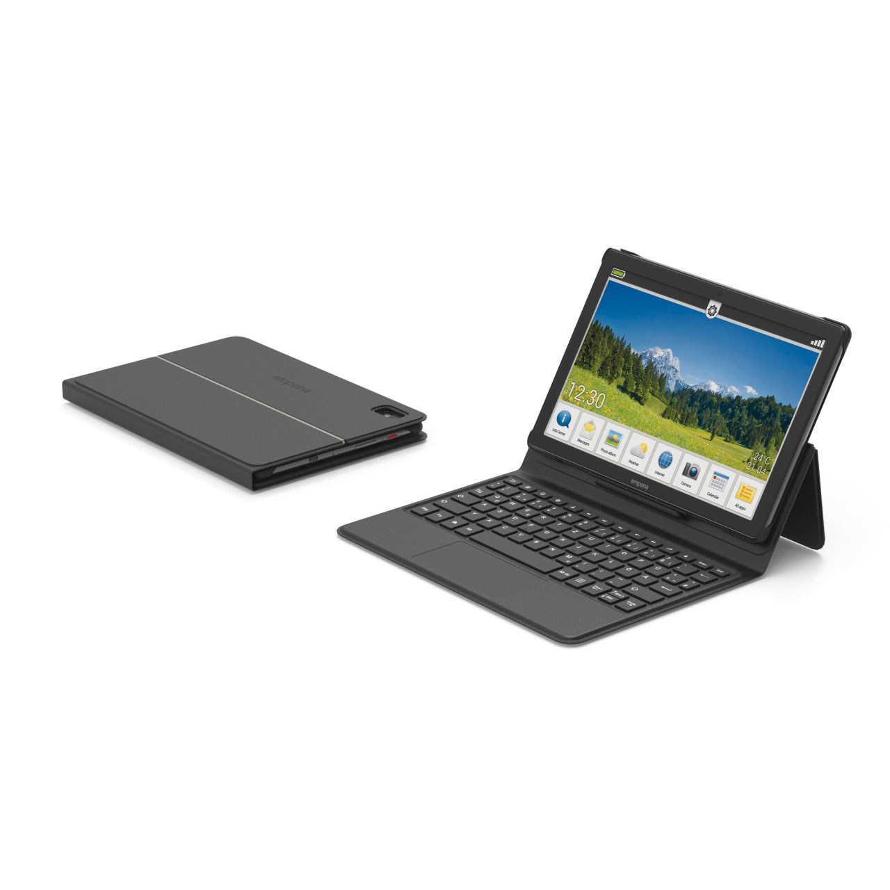 Easy to Use Tablet with Tablet Keyboard Case