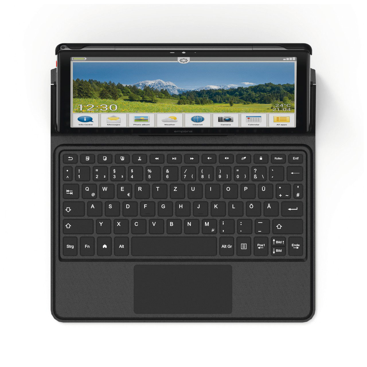 Easy to Use Tablet with Tablet Keyboard Case
