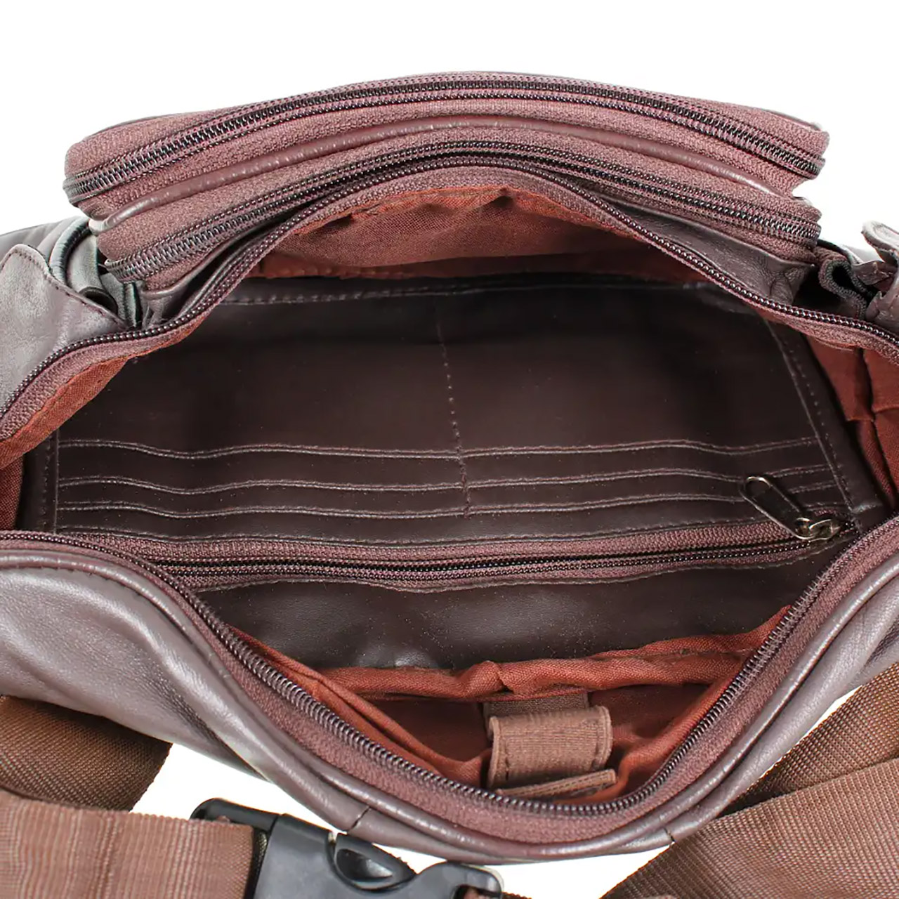 Brown Leather Waist Bag