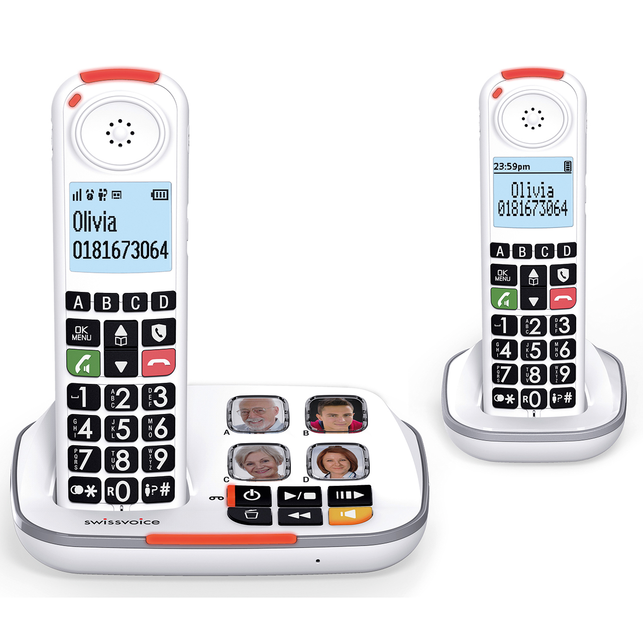 Swissvoice DECT Cordless Phone with Extra Handset