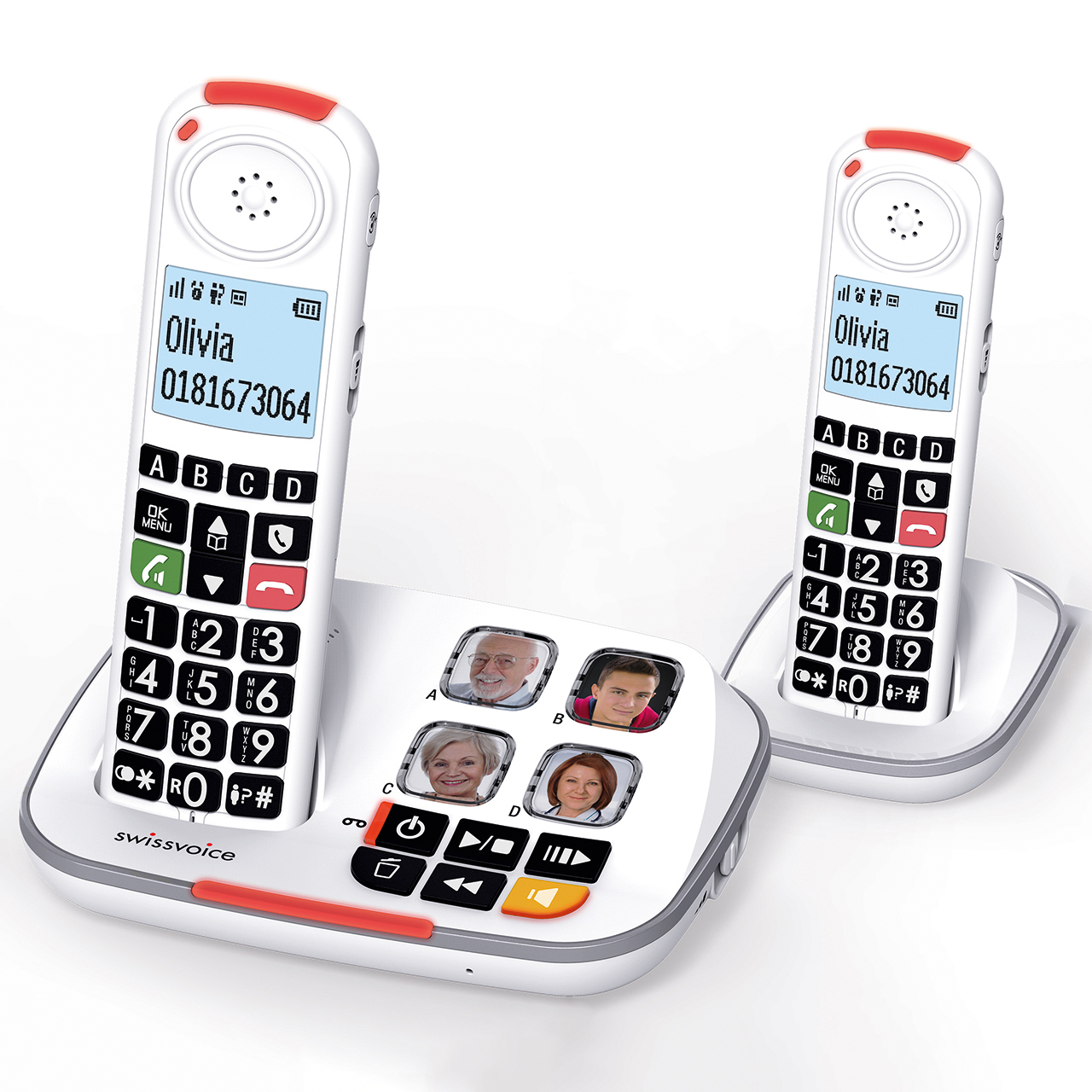 Swissvoice DECT Cordless Phone with Extra Handset