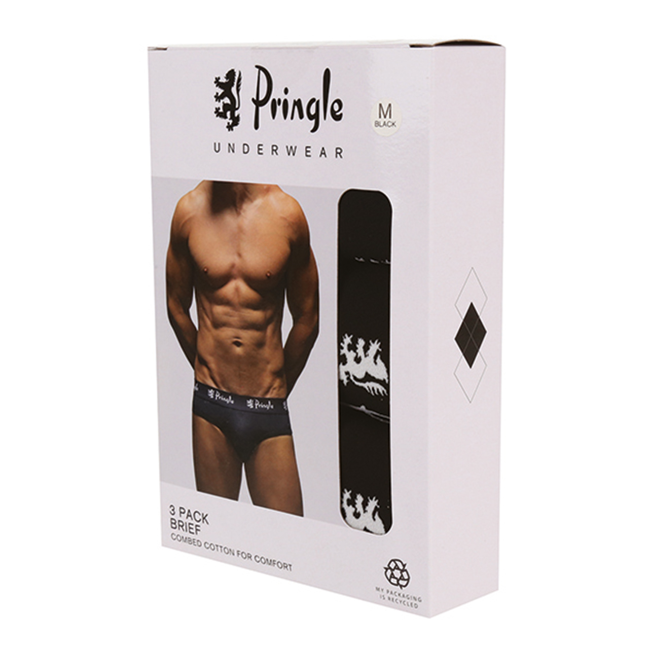 Pringle® Mens Classic Briefs (3 pairs)