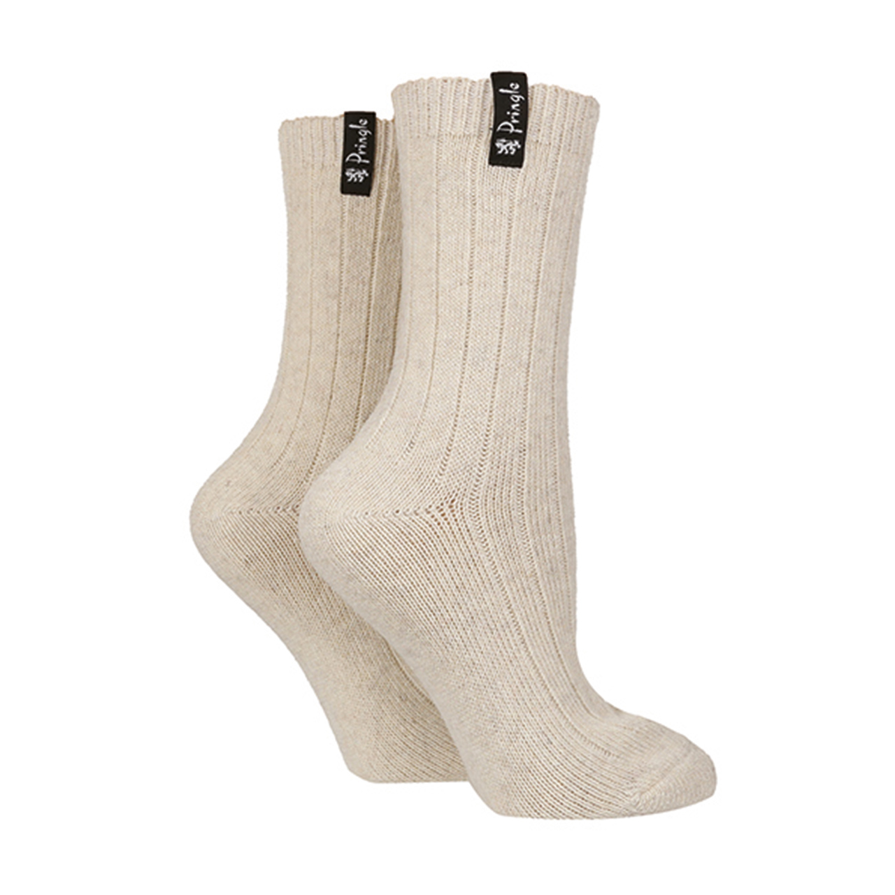 Pringle Ladies Wool Blend Boot Socks - 2 Pairs