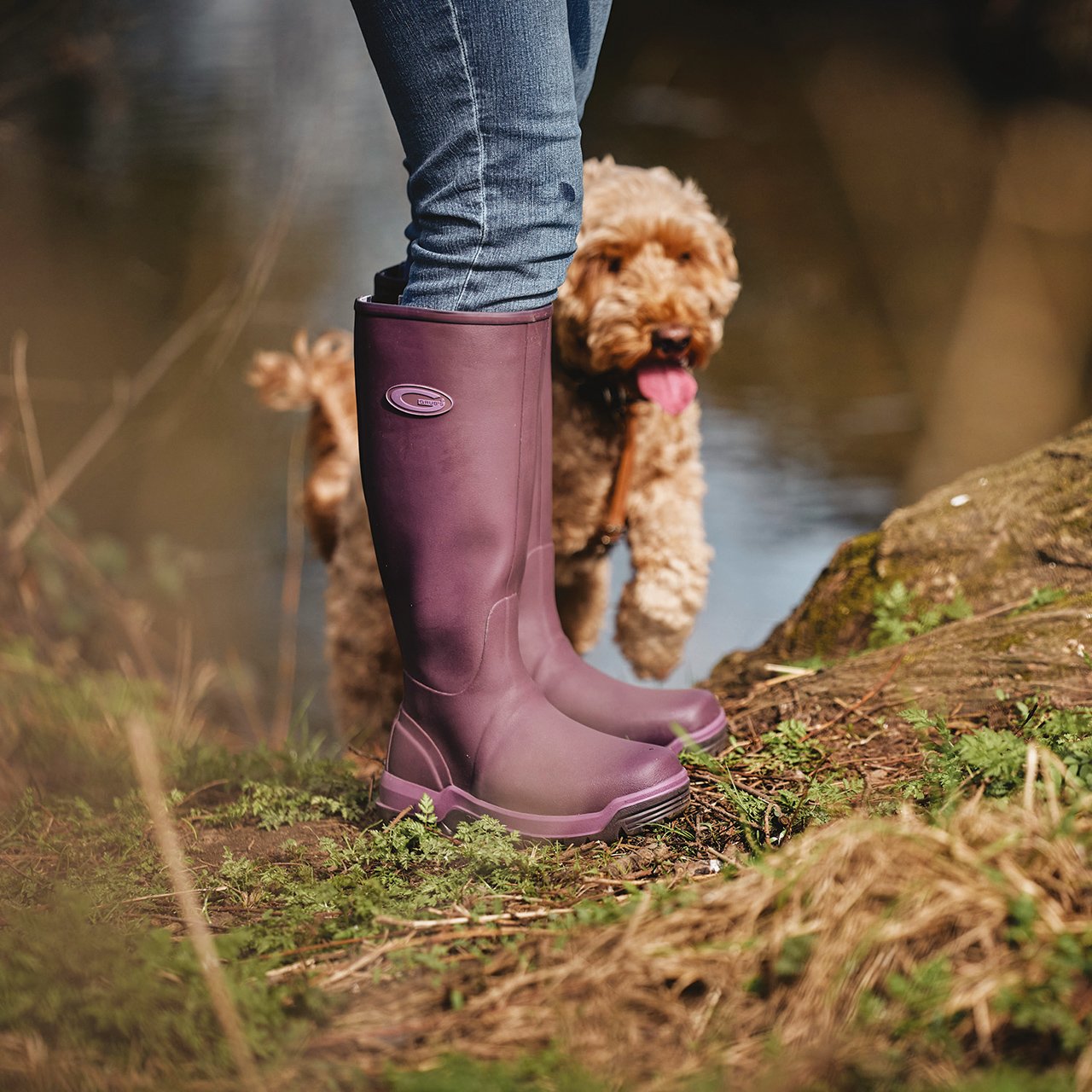 Stretch Panel Wellingtons