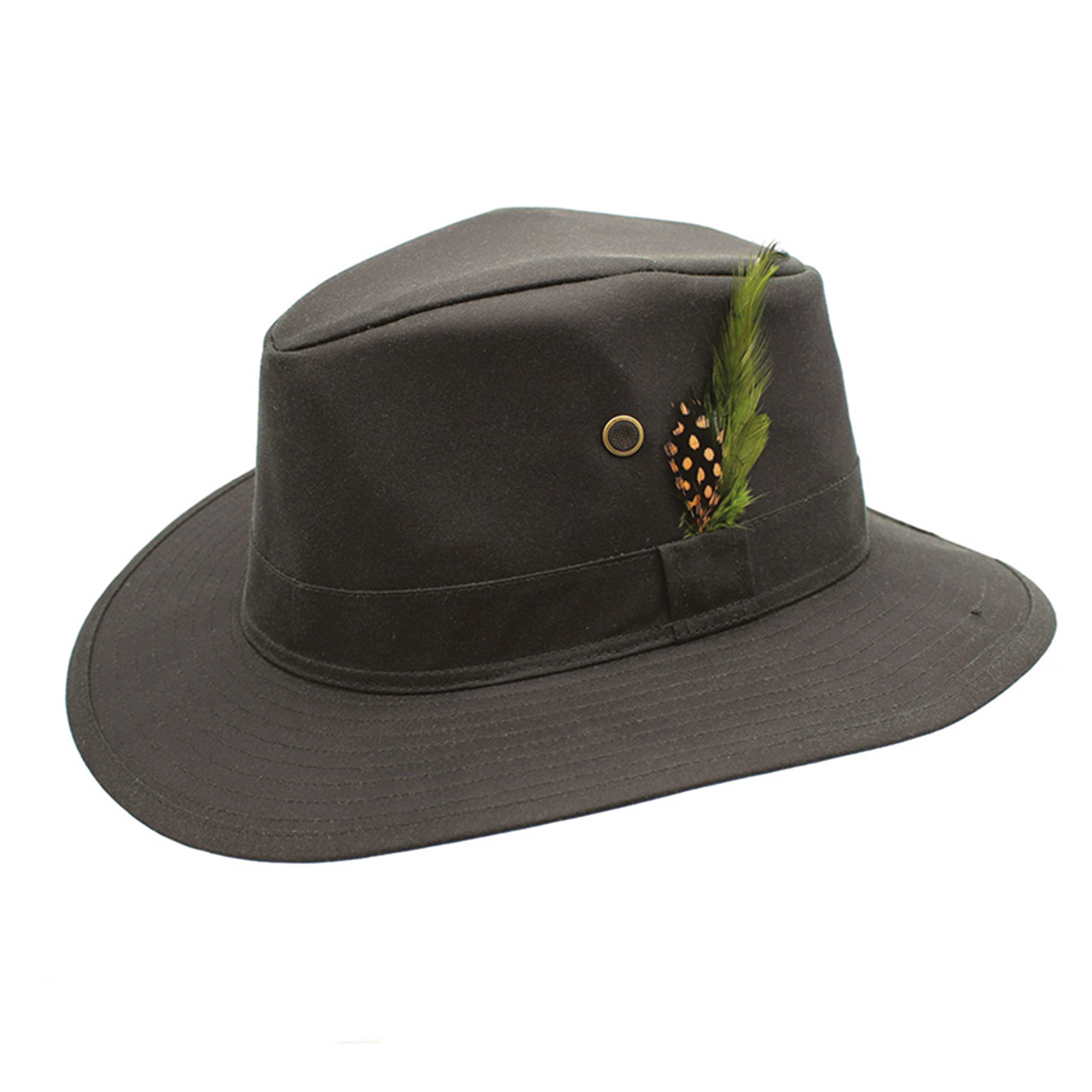 Waxed Cotton Trilby Rambler Hat