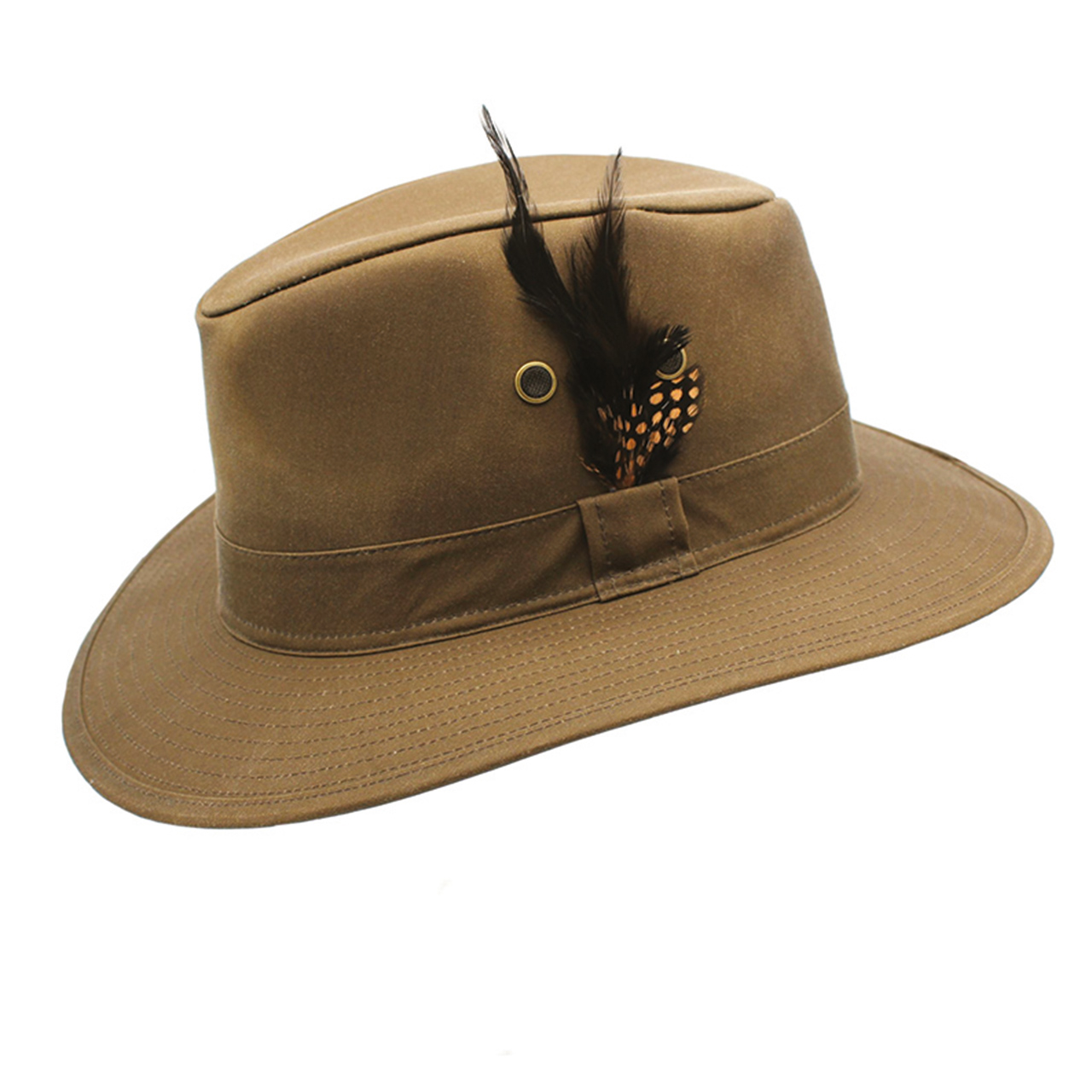 Waxed Cotton Trilby Rambler Hat