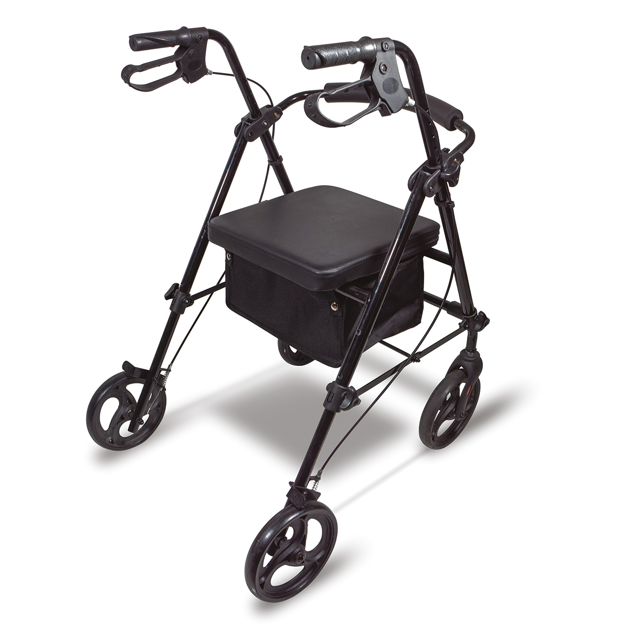 Four-Wheeled Rollator with Bag
