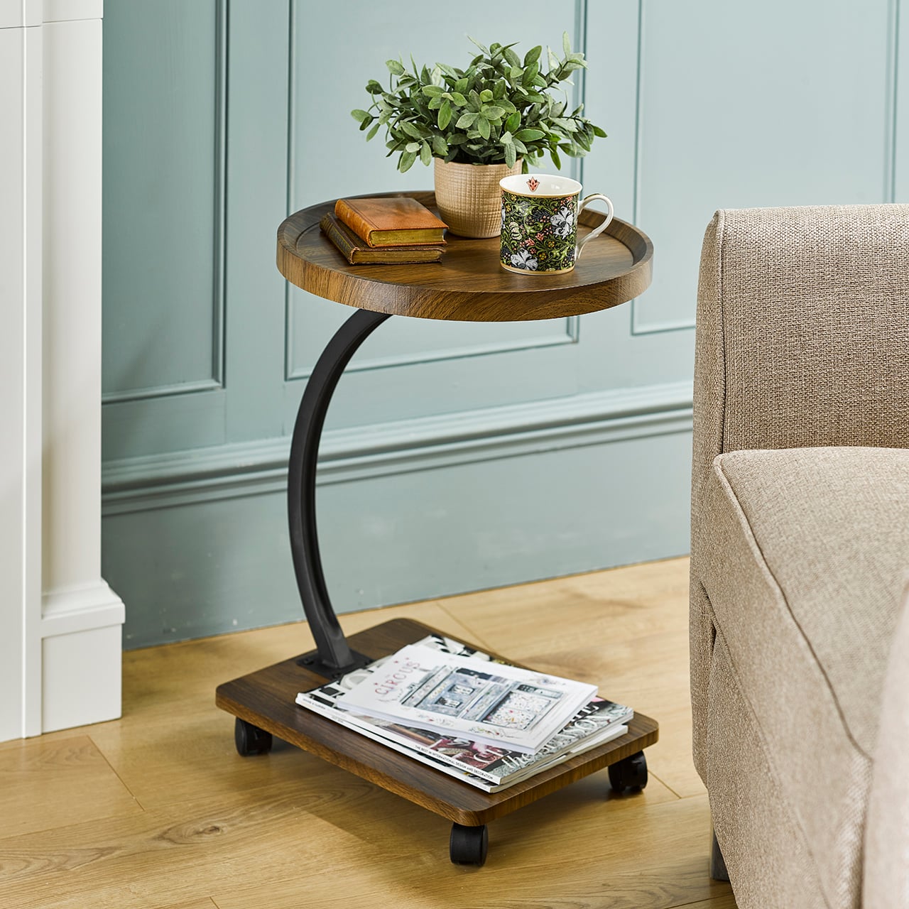 Side Table with Castors