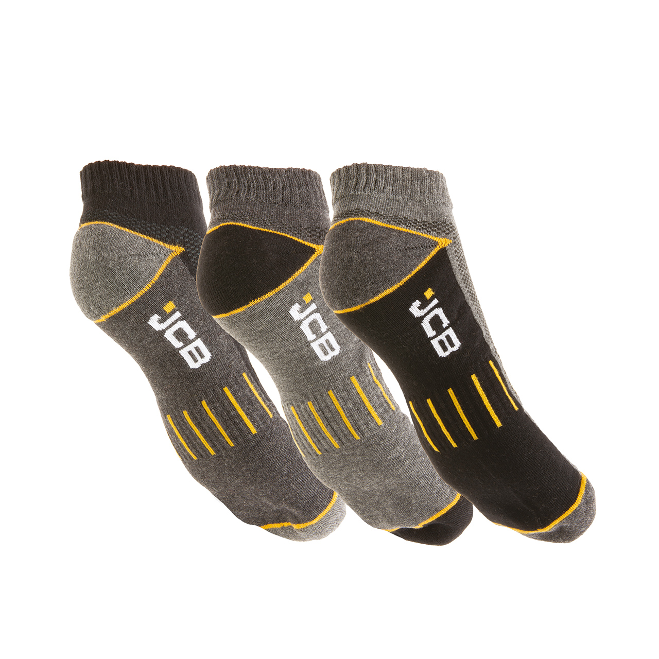 JCB Ankle Work Socks - 3 pairs