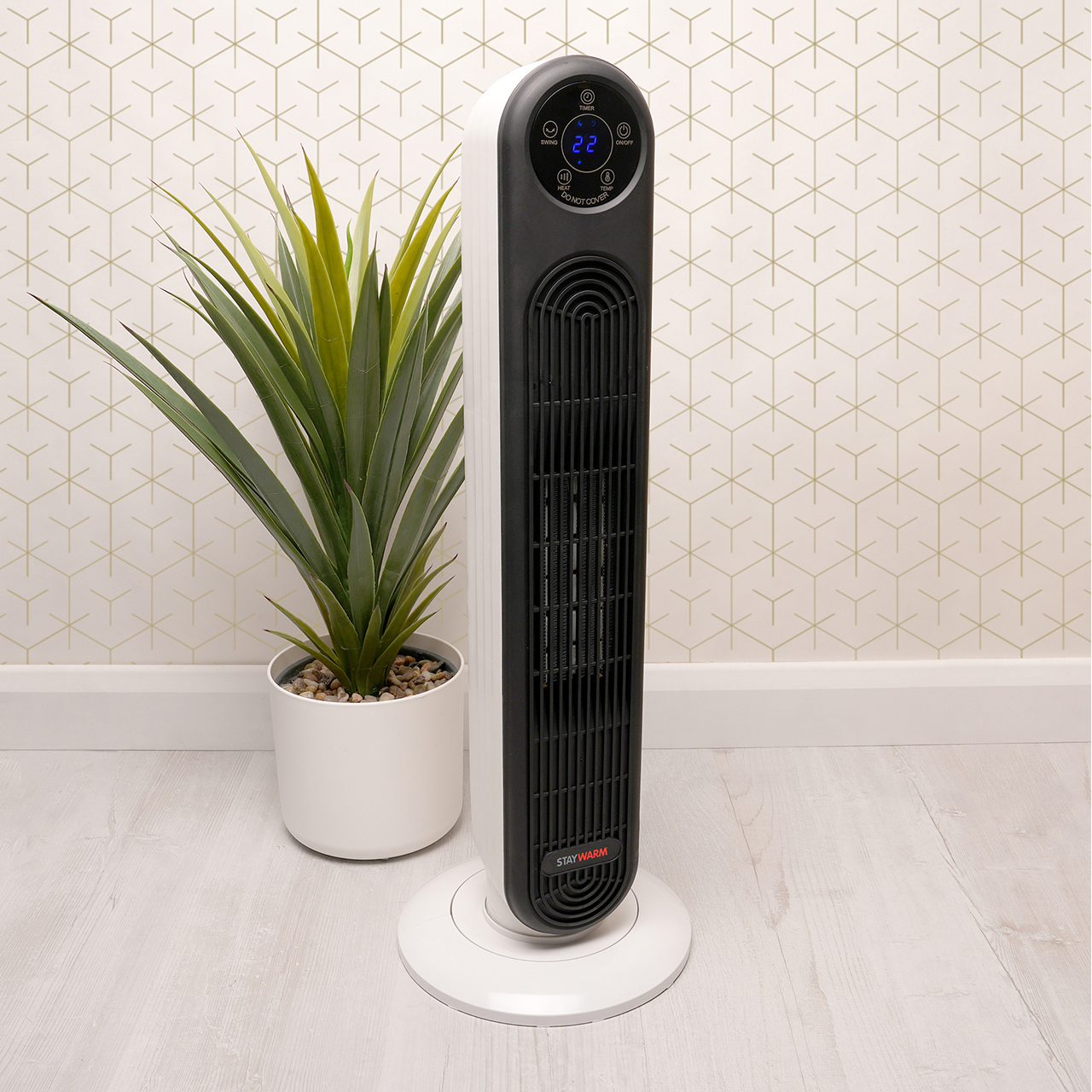 Ceramic Tower Heater with Remote Control