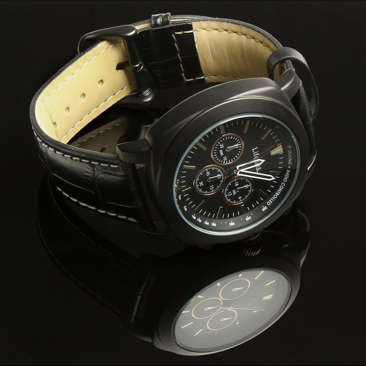 Chronograph Style Talking Atomic Watch