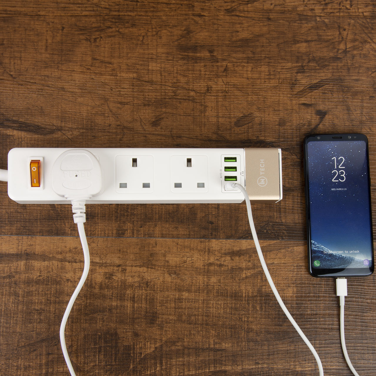 3 Way Extension and USB Charger