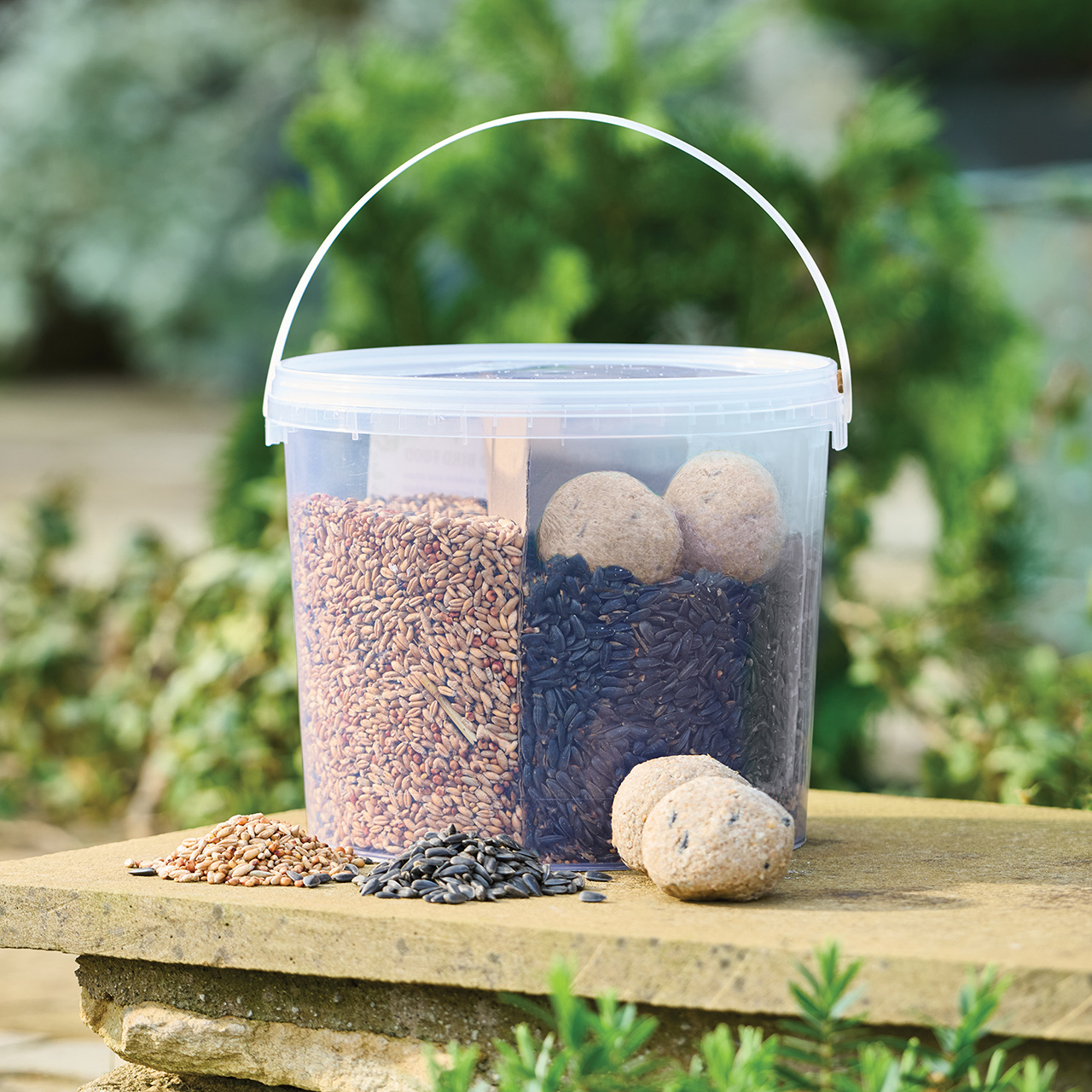 Tri-Tub Bird Food
