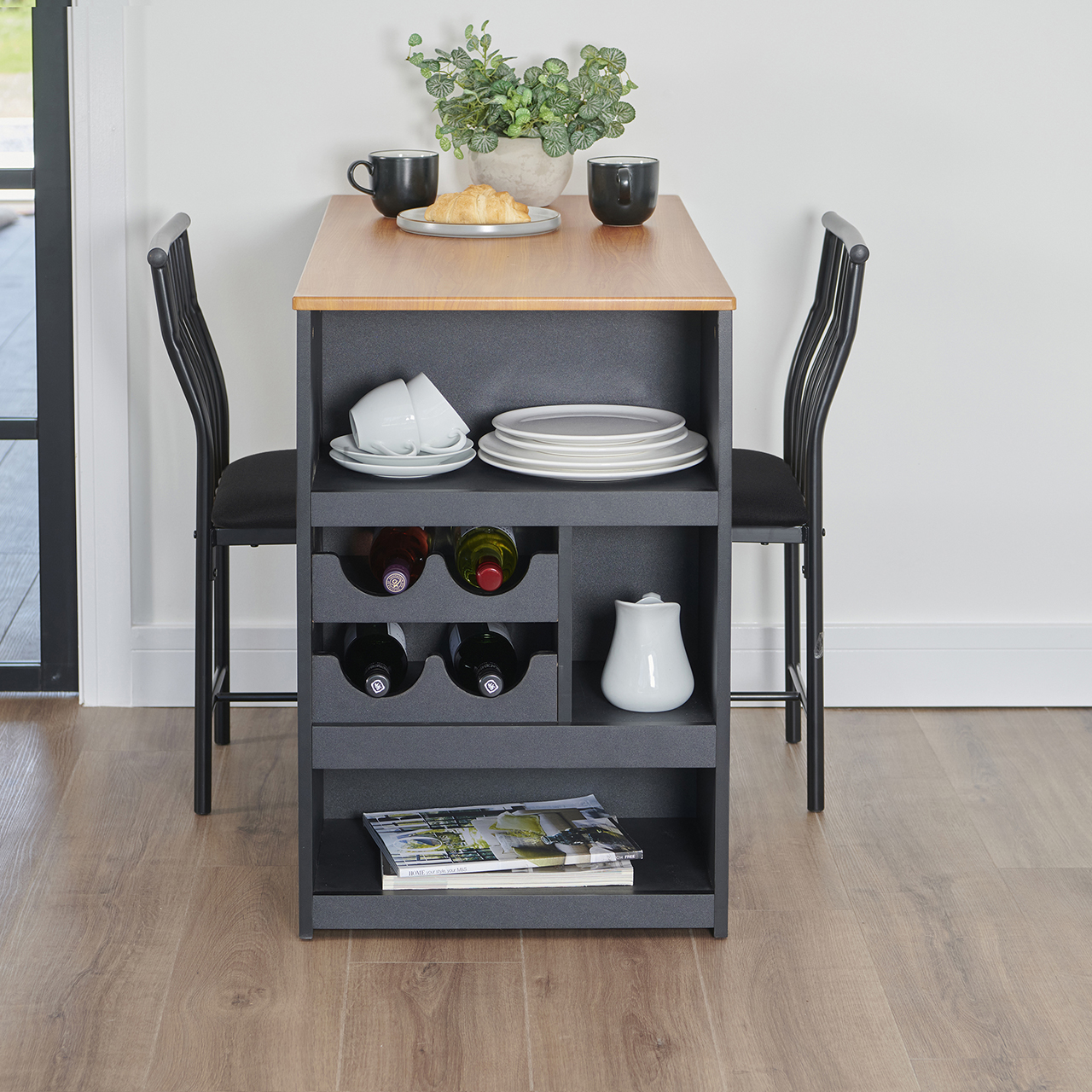 Compact Dining Set and Storage