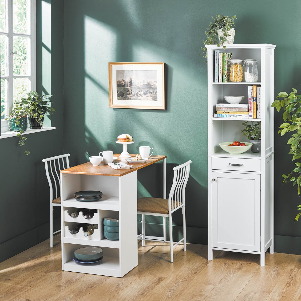 Compact Dining Set and Storage