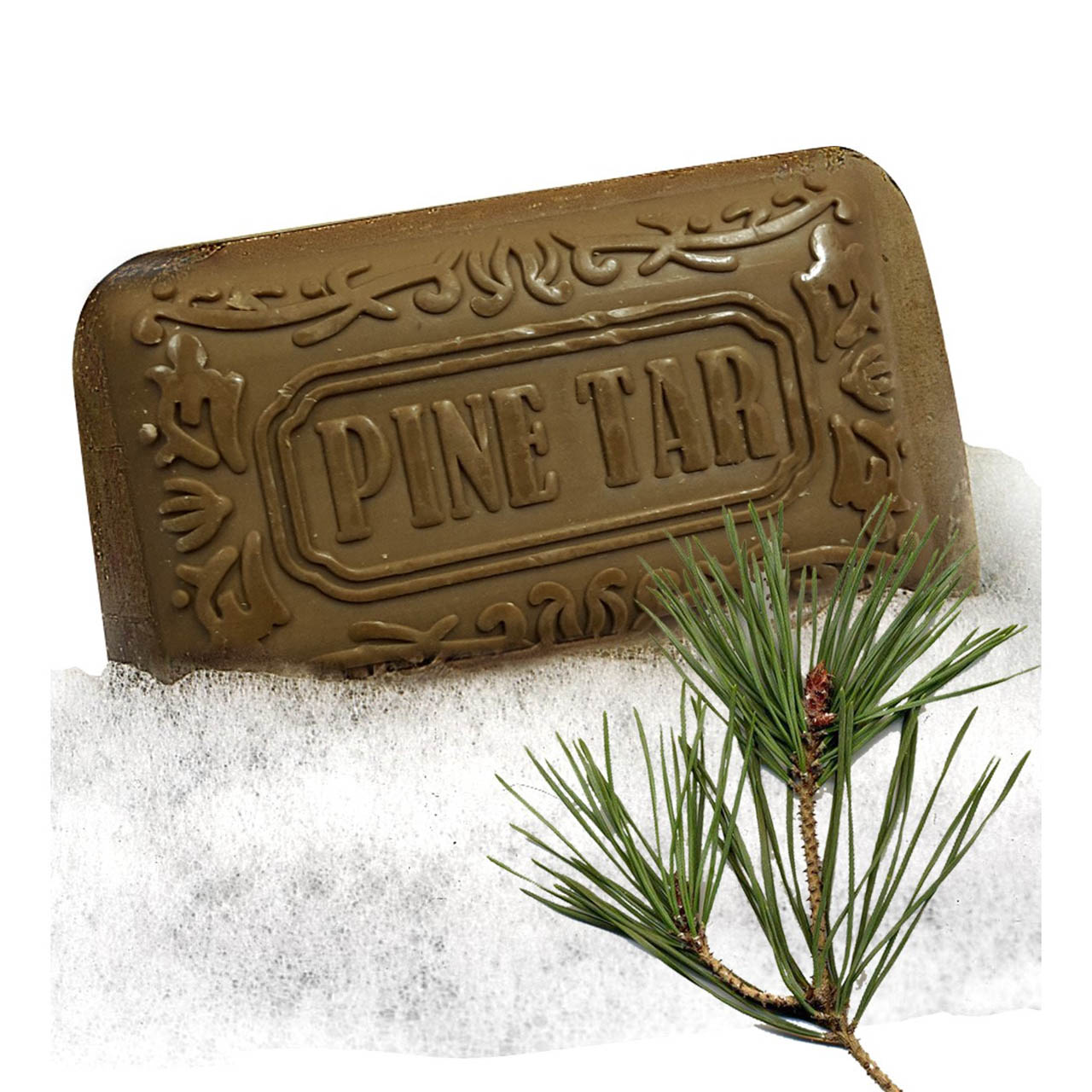 Pine Tar Soap & Shampoo Bar, Pack of 3