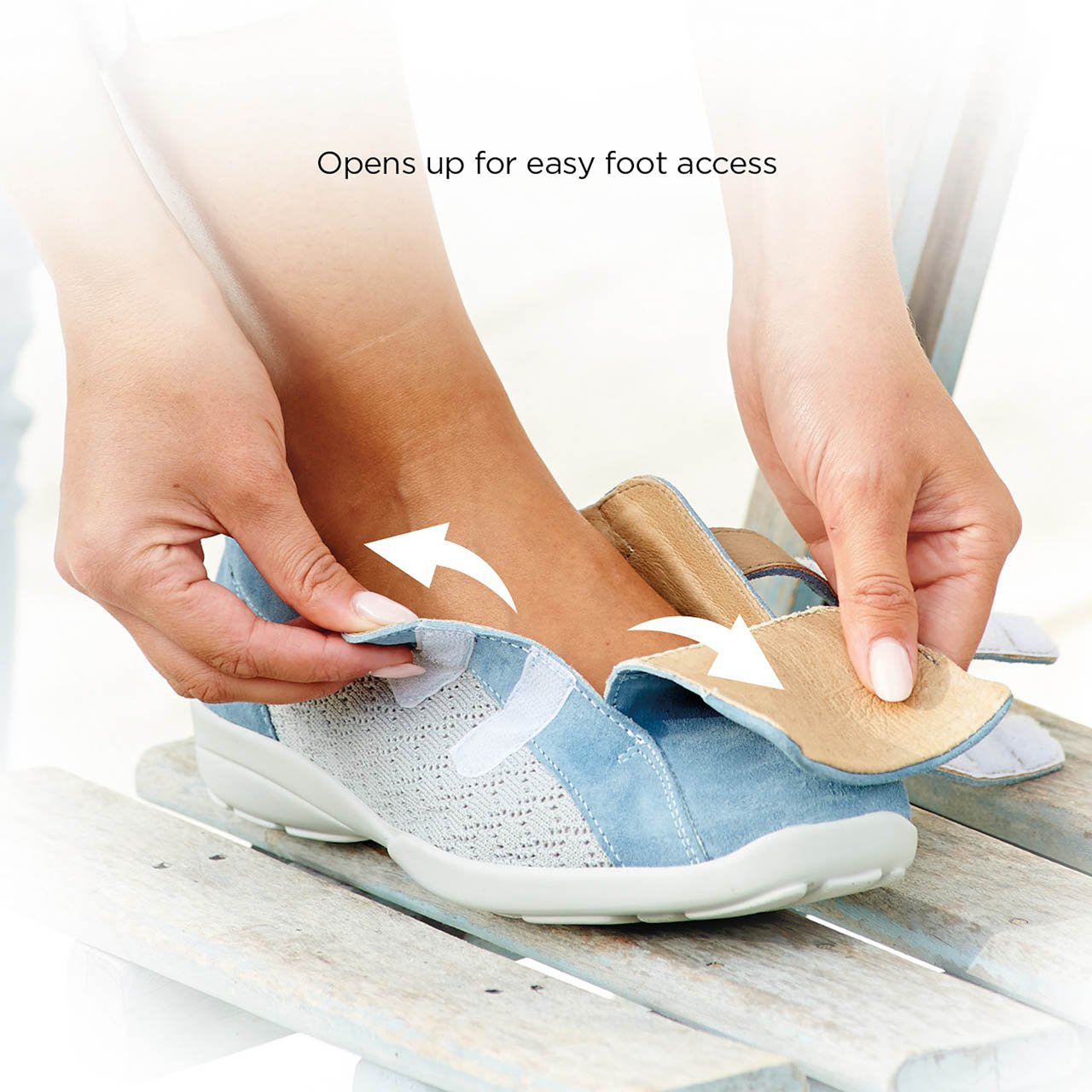 Easy-Access Adjustable Strap Shoes