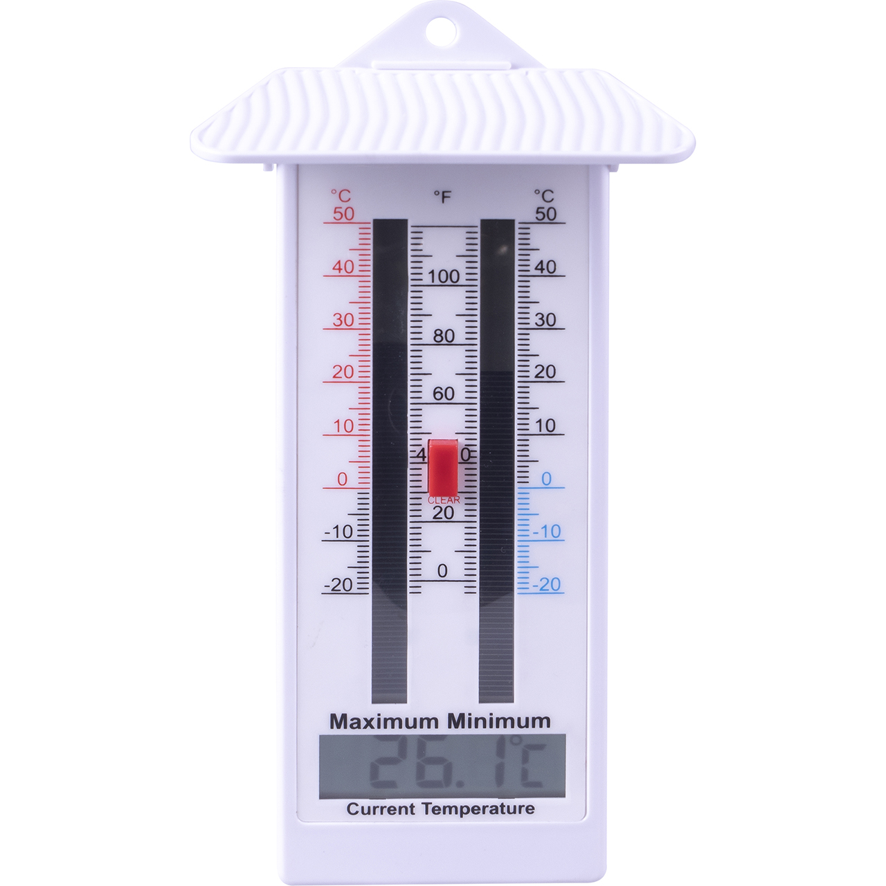 Digital Thermometer with Roof