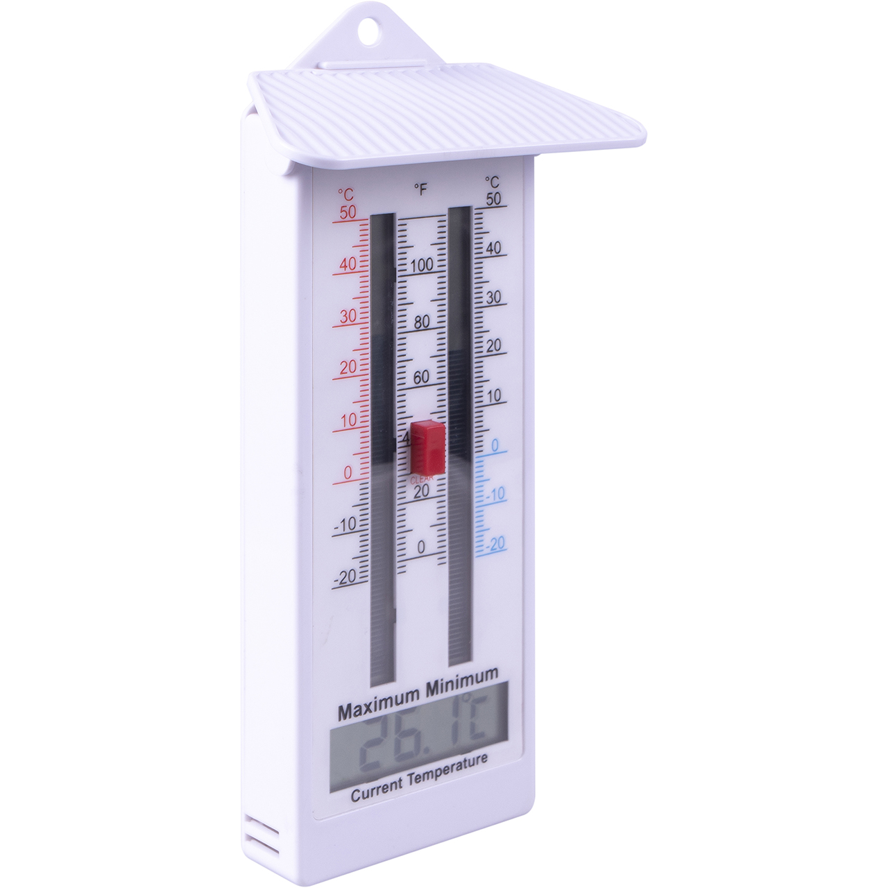 Digital Thermometer with Roof